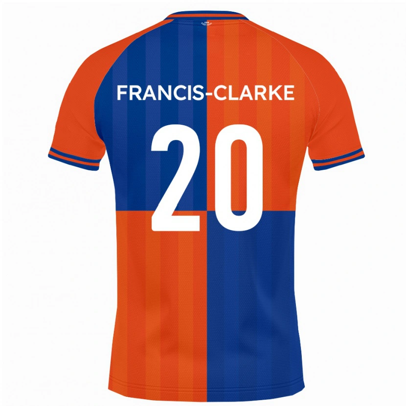 Danxen Kvinnor Aidan Francis-Clarke #20 Orange Royalblå Hemmatröja Matchtröjor 2025/26 Tröjor T-Tröja