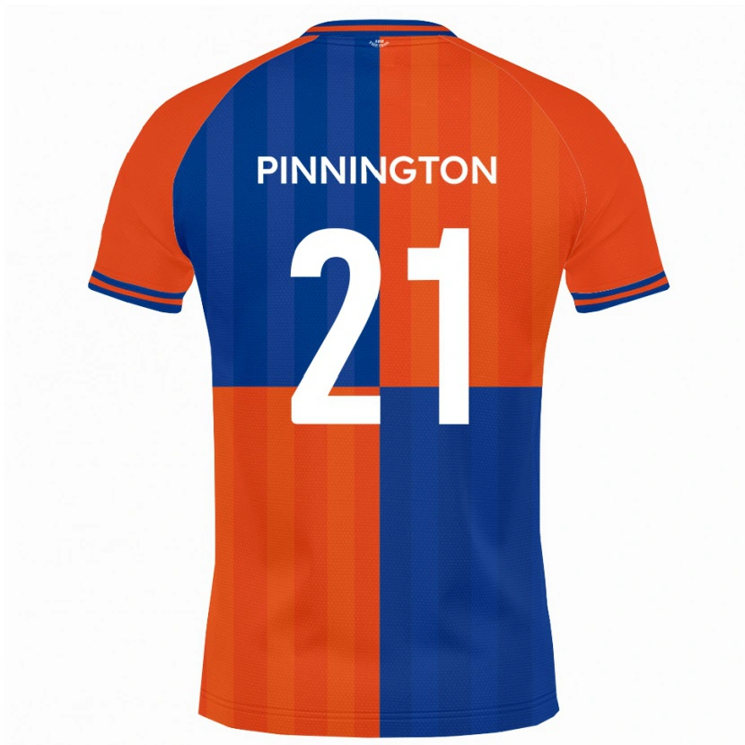 Danxen Kvinnor Jacob Pinnington #21 Orange Royalblå Hemmatröja Matchtröjor 2025/26 Tröjor T-Tröja