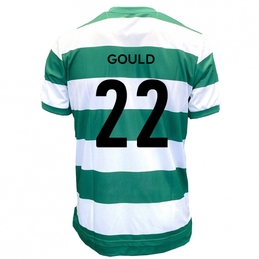 Danxen Kvinnor Matt Gould #22 Grön Vit Hemmatröja Matchtröjor 2025/26 Tröjor T-Tröja