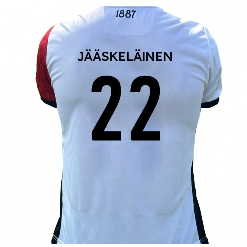 Danxen Kvinnor Will Jääskeläinen #22 Röd Vit Hemmatröja Matchtröjor 2025/26 Tröjor T-Tröja