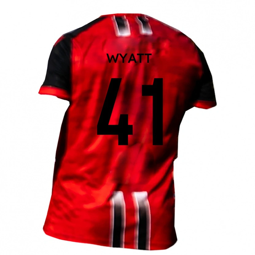 Danxen Kvinnor Reuben Wyatt #41 Röd Svart Hemmatröja Matchtröjor 2025/26 Tröjor T-Tröja