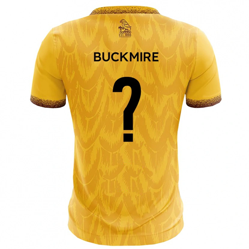 Danxen Kvinnor Justine Buckmire #0 Gult Brunt Hemmatröja Matchtröjor 2025/26 Tröjor T-Tröja