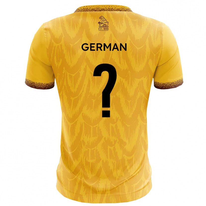 Danxen Kvinnor Millie German #0 Gult Brunt Hemmatröja Matchtröjor 2025/26 Tröjor T-Tröja