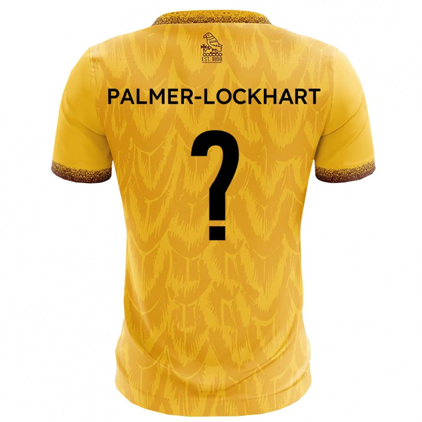 Danxen Kvinnor Jayda Palmer-Lockhart #0 Gult Brunt Hemmatröja Matchtröjor 2025/26 Tröjor T-Tröja