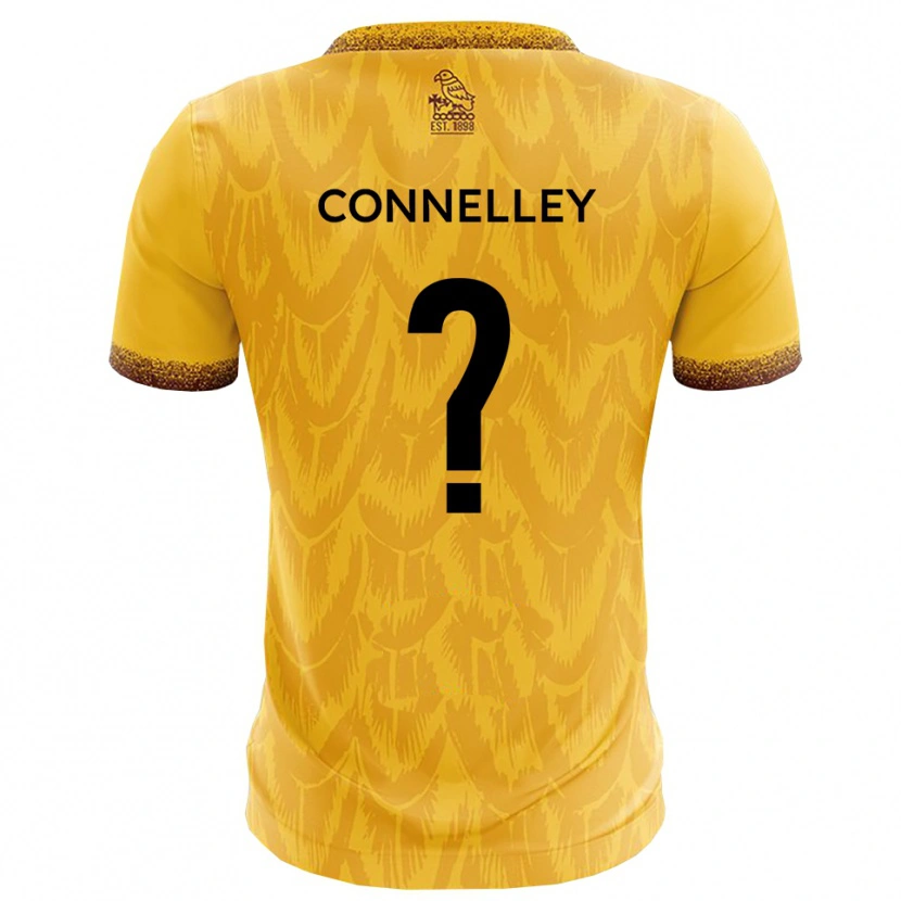 Danxen Kvinnor Chloe Connelley #0 Gult Brunt Hemmatröja Matchtröjor 2025/26 Tröjor T-Tröja
