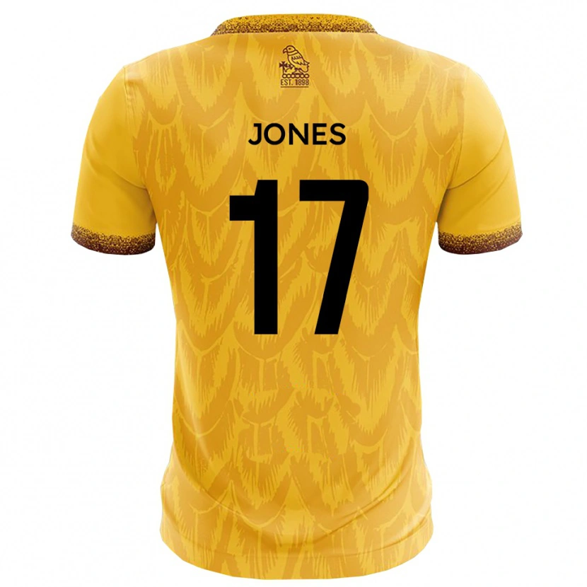 Danxen Kvinnor Aaron Jones #17 Gult Brunt Hemmatröja Matchtröjor 2025/26 Tröjor T-Tröja