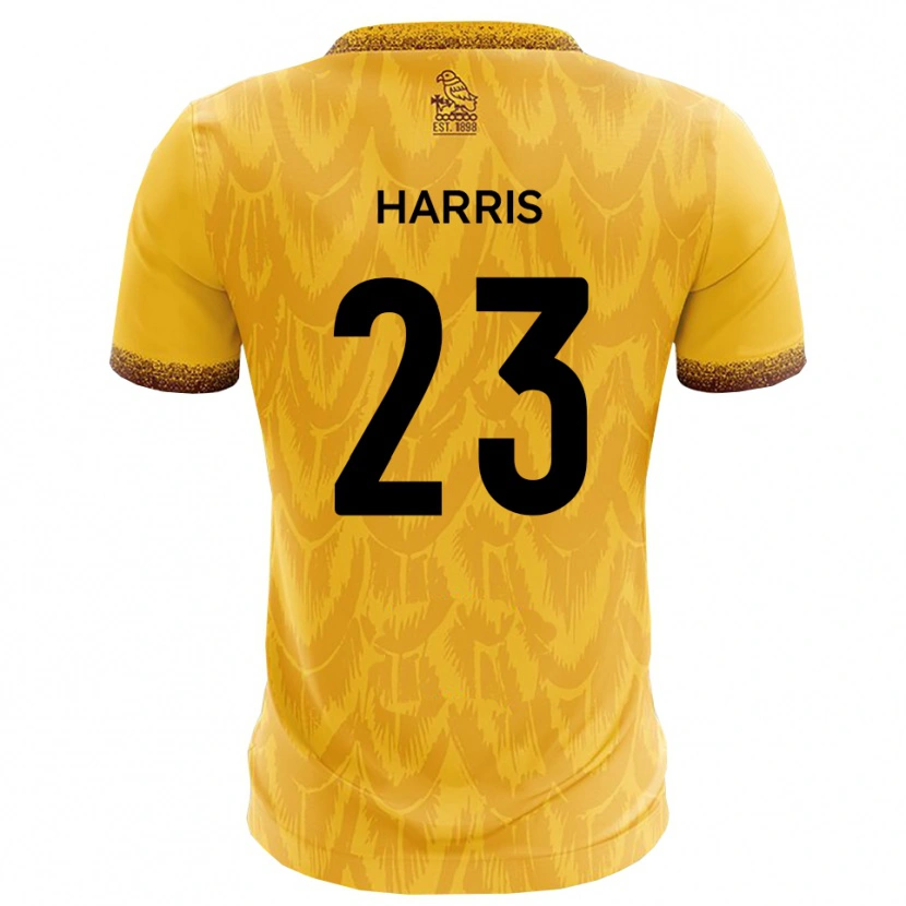 Danxen Kvinnor Jayden Harris #23 Gult Brunt Hemmatröja Matchtröjor 2025/26 Tröjor T-Tröja