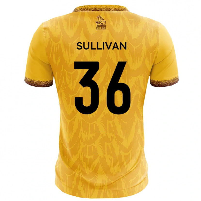 Danxen Kvinnor Cameron Sullivan #36 Gult Brunt Hemmatröja Matchtröjor 2025/26 Tröjor T-Tröja