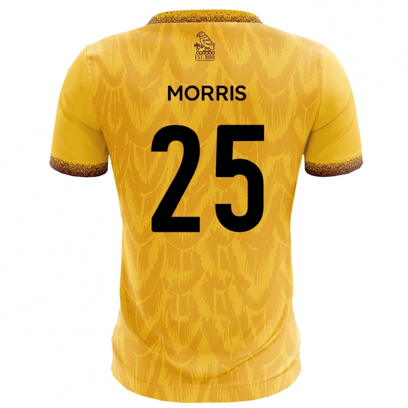 Danxen Kvinnor Chad Morris #25 Gult Brunt Hemmatröja Matchtröjor 2025/26 Tröjor T-Tröja
