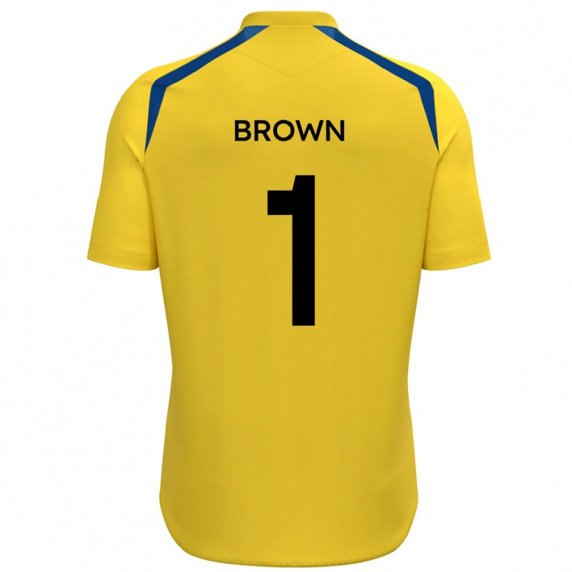 Danxen Kvinnor Rory Brown #1 Gul Blå Hemmatröja Matchtröjor 2025/26 Tröjor T-Tröja
