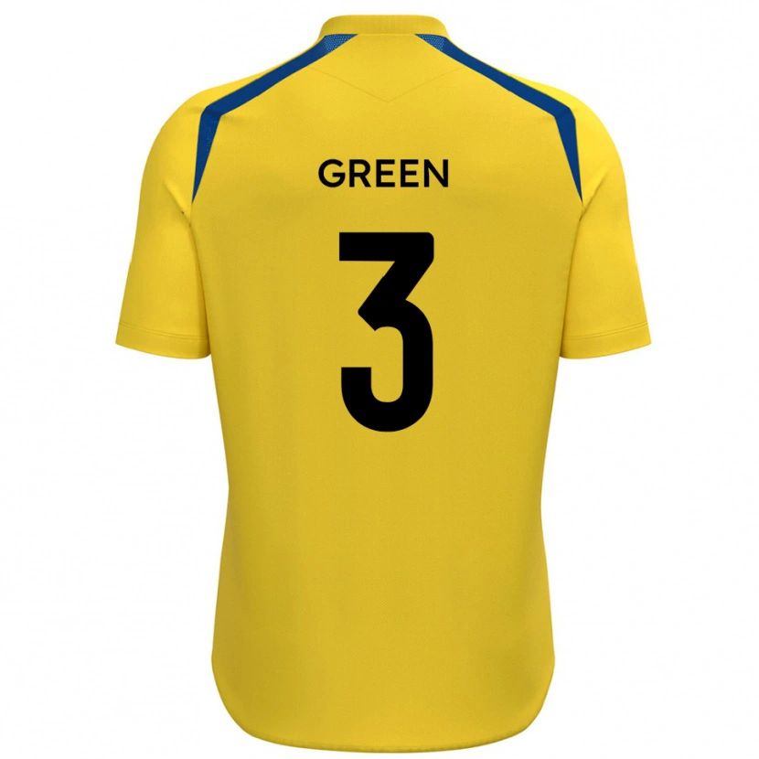 Danxen Kvinnor Cameron Green #3 Gul Blå Hemmatröja Matchtröjor 2025/26 Tröjor T-Tröja