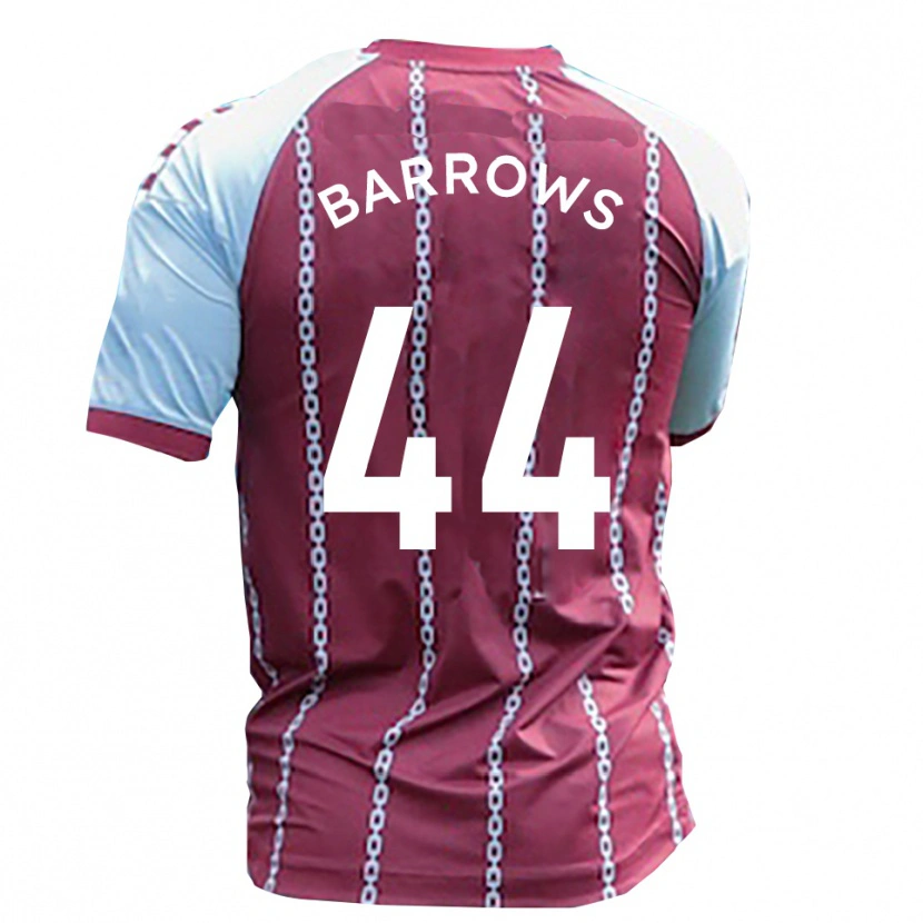 Danxen Kvinnor Ross Barrows #44 Himmelsblå Rost Röd Hemmatröja Matchtröjor 2025/26 Tröjor T-Tröja