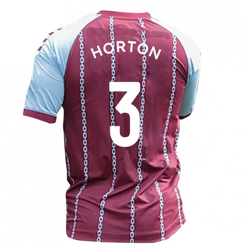 Danxen Kvinnor Branden Horton #3 Himmelsblå Rost Röd Hemmatröja Matchtröjor 2025/26 Tröjor T-Tröja