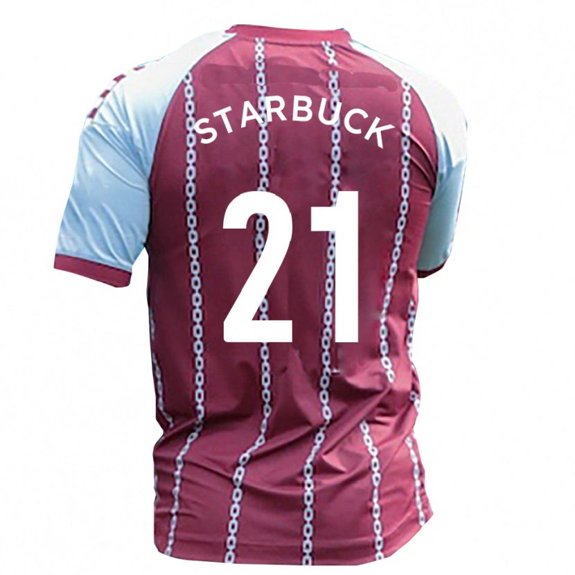 Danxen Kvinnor Joe Starbuck #21 Himmelsblå Rost Röd Hemmatröja Matchtröjor 2025/26 Tröjor T-Tröja