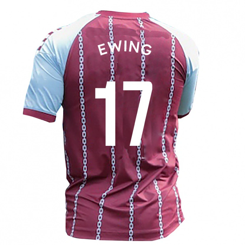 Danxen Kvinnor Oliver Ewing #17 Himmelsblå Rost Röd Hemmatröja Matchtröjor 2025/26 Tröjor T-Tröja