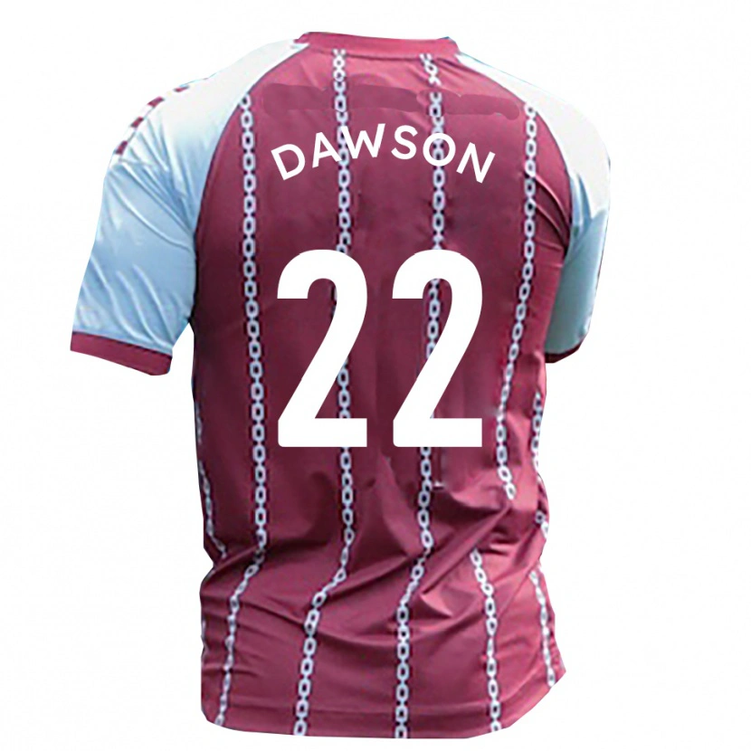 Danxen Kvinnor Joey Dawson #22 Himmelsblå Rost Röd Hemmatröja Matchtröjor 2025/26 Tröjor T-Tröja