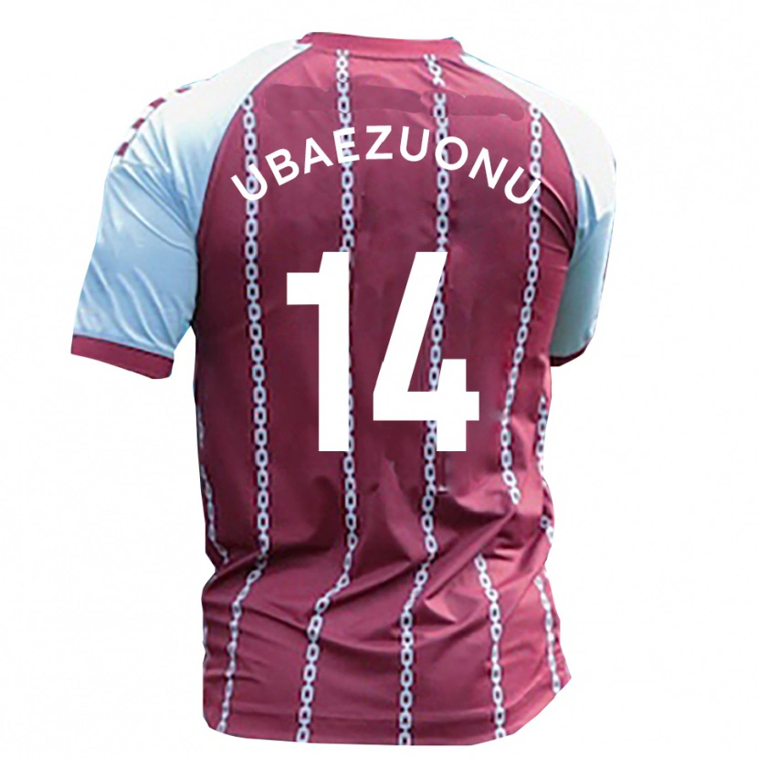 Danxen Kvinnor Carlton Ubaezuonu #14 Himmelsblå Rost Röd Hemmatröja Matchtröjor 2025/26 Tröjor T-Tröja