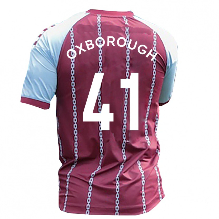 Danxen Kvinnor Ewan Oxborough #41 Himmelsblå Rost Röd Hemmatröja Matchtröjor 2025/26 Tröjor T-Tröja
