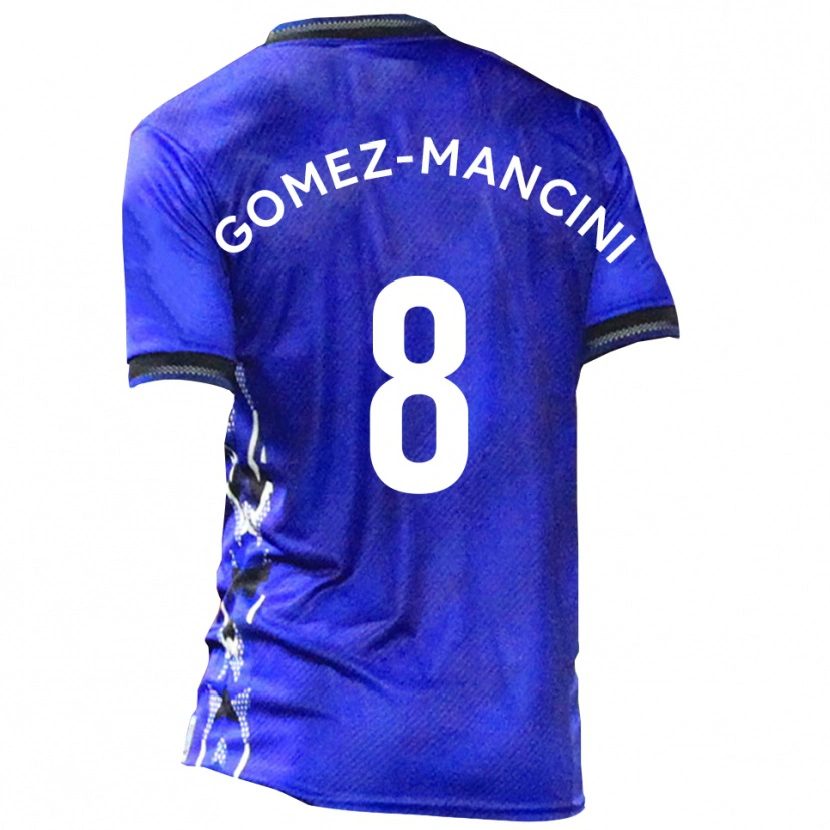 Danxen Kvinnor Anthony Gomez-Mancini #8 Blå Vit Hemmatröja Matchtröjor 2025/26 Tröjor T-Tröja