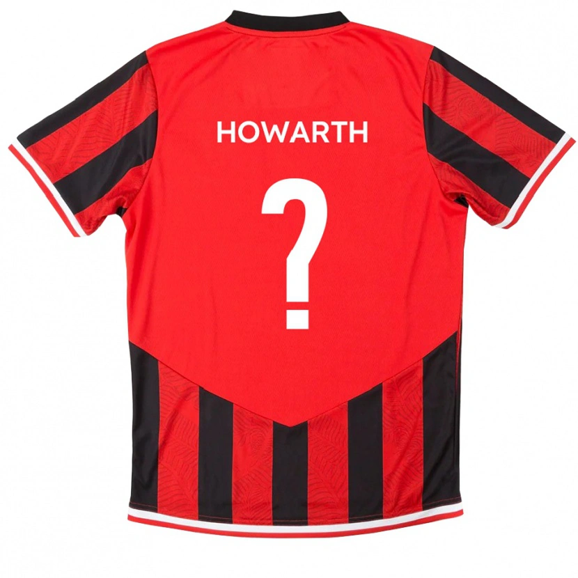 Danxen Kvinnor Chloe Howarth #0 Röd Svart Hemmatröja Matchtröjor 2025/26 Tröjor T-Tröja