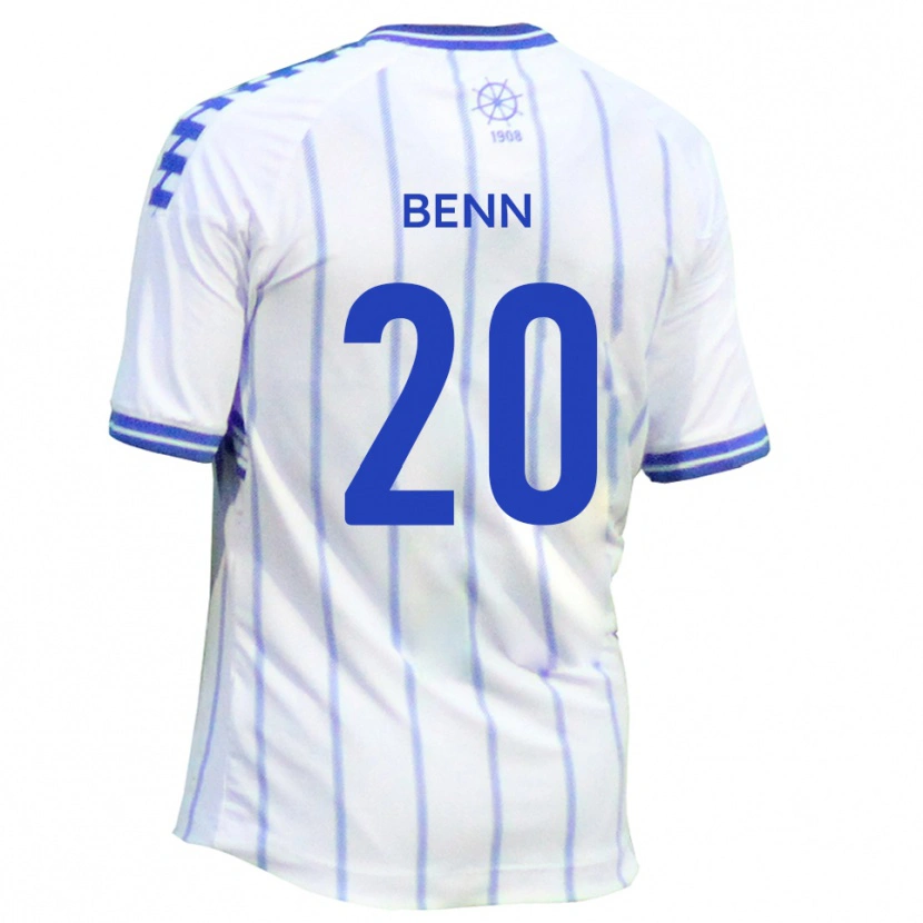 Danxen Kvinnor Jay Benn #20 Vit Blå Hemmatröja Matchtröjor 2025/26 Tröjor T-Tröja