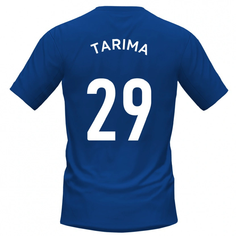 Danxen Kvinnor Sean Tarima #29 Blå Vit Hemmatröja Matchtröjor 2025/26 Tröjor T-Tröja