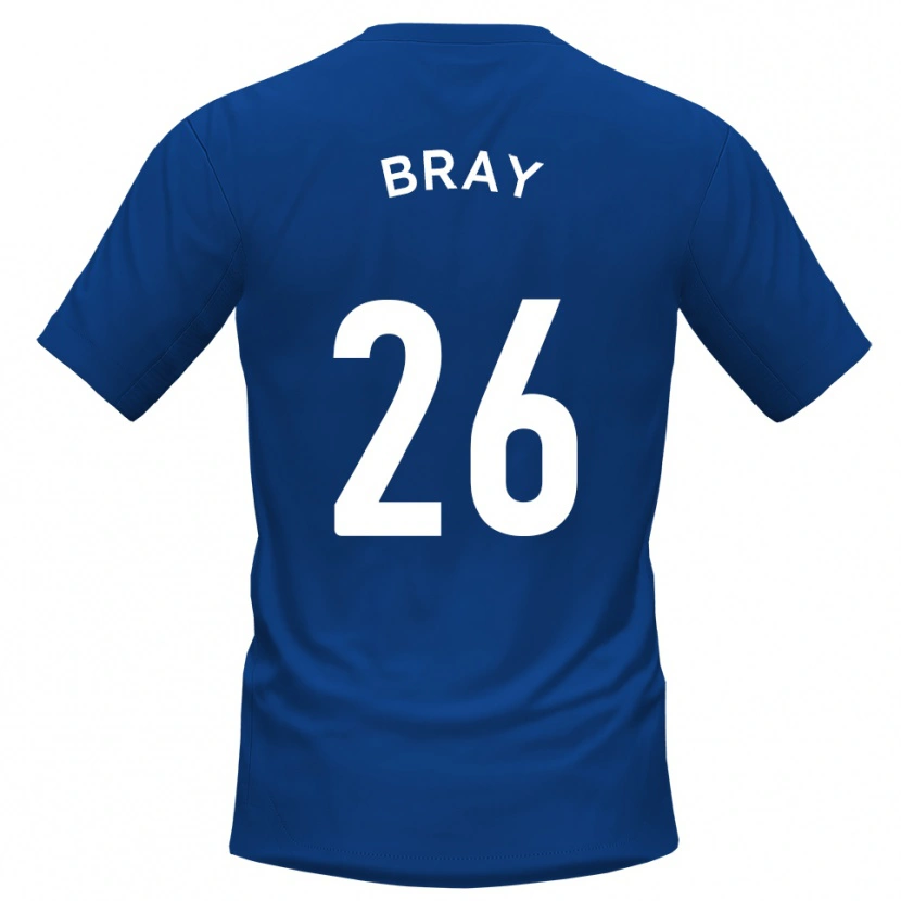 Danxen Kvinnor Owen Bray #26 Blå Vit Hemmatröja Matchtröjor 2025/26 Tröjor T-Tröja