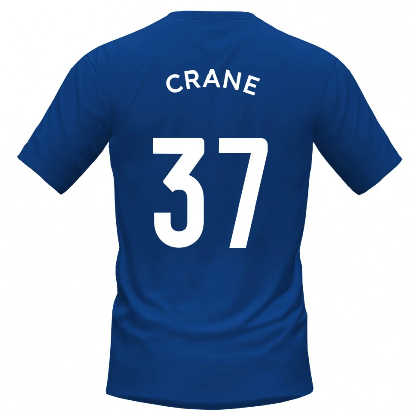 Danxen Kvinnor Nick Crane #37 Blå Vit Hemmatröja Matchtröjor 2025/26 Tröjor T-Tröja