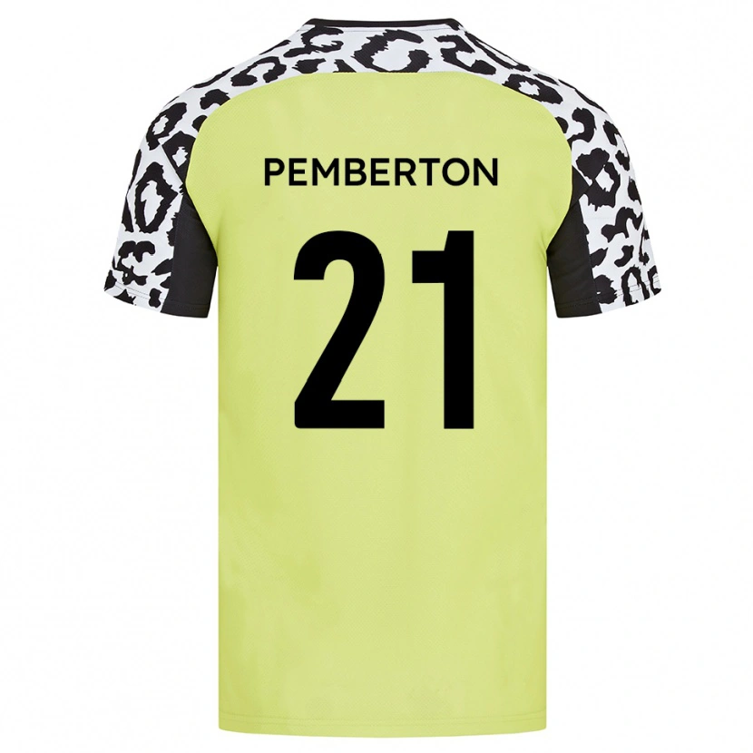 Danxen Kvinnor Tre Pemberton #21 Fluorescerande Gul Hemmatröja Matchtröjor 2025/26 Tröjor T-Tröja