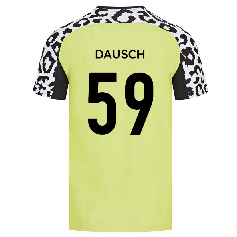 Danxen Kvinnor Aidan Dausch #59 Fluorescerande Gul Hemmatröja Matchtröjor 2025/26 Tröjor T-Tröja