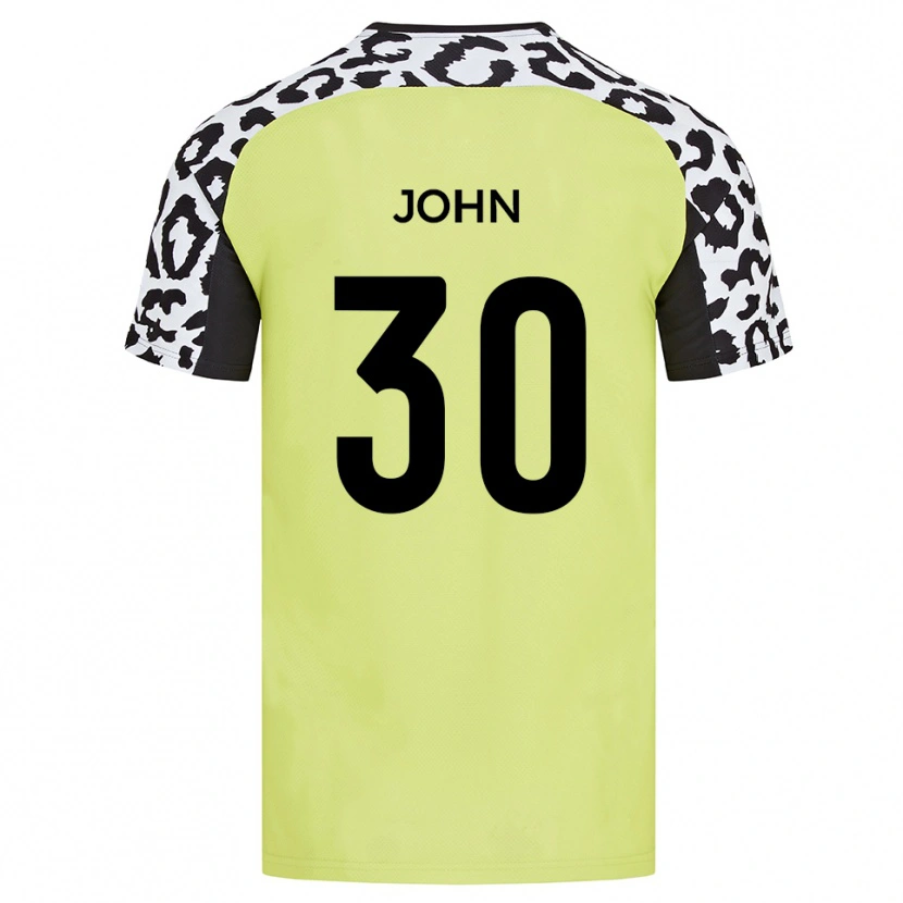 Danxen Kvinnor Dylan John #30 Fluorescerande Gul Hemmatröja Matchtröjor 2025/26 Tröjor T-Tröja