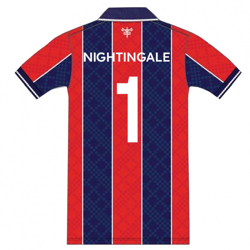 Danxen Kvinnor Ben Nightingale #1 Röd Marin Hemmatröja Matchtröjor 2025/26 Tröjor T-Tröja
