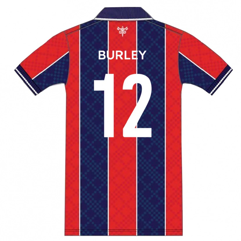 Danxen Kvinnor Andre Burley #12 Röd Marin Hemmatröja Matchtröjor 2025/26 Tröjor T-Tröja
