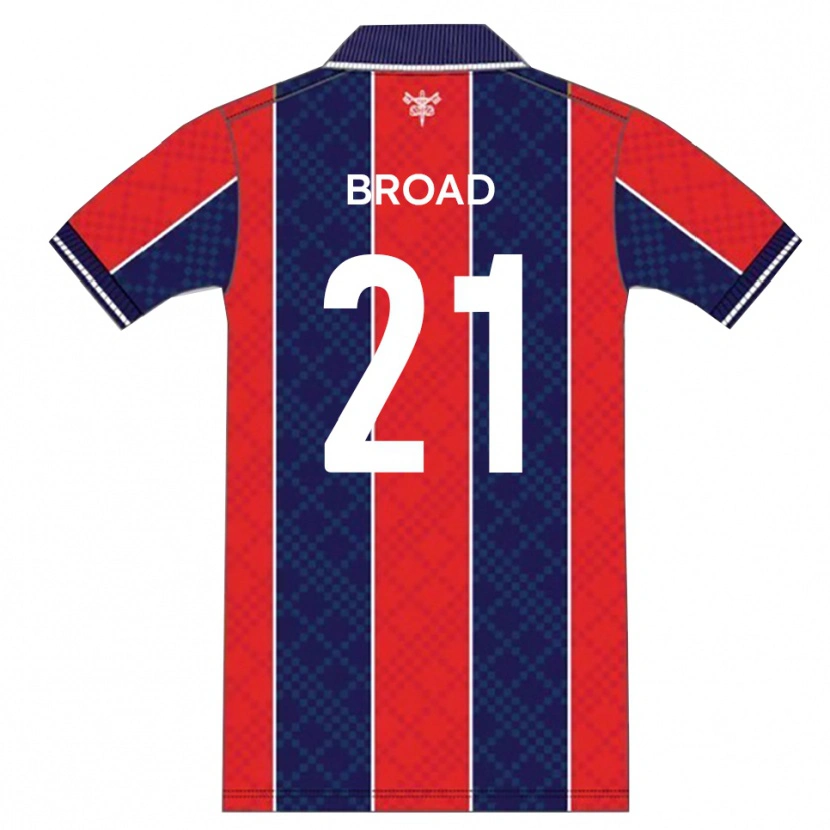 Danxen Kvinnor Harvey Broad #21 Röd Marin Hemmatröja Matchtröjor 2025/26 Tröjor T-Tröja