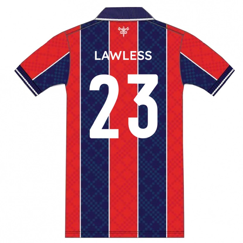 Danxen Kvinnor Conor Lawless #23 Röd Marin Hemmatröja Matchtröjor 2025/26 Tröjor T-Tröja