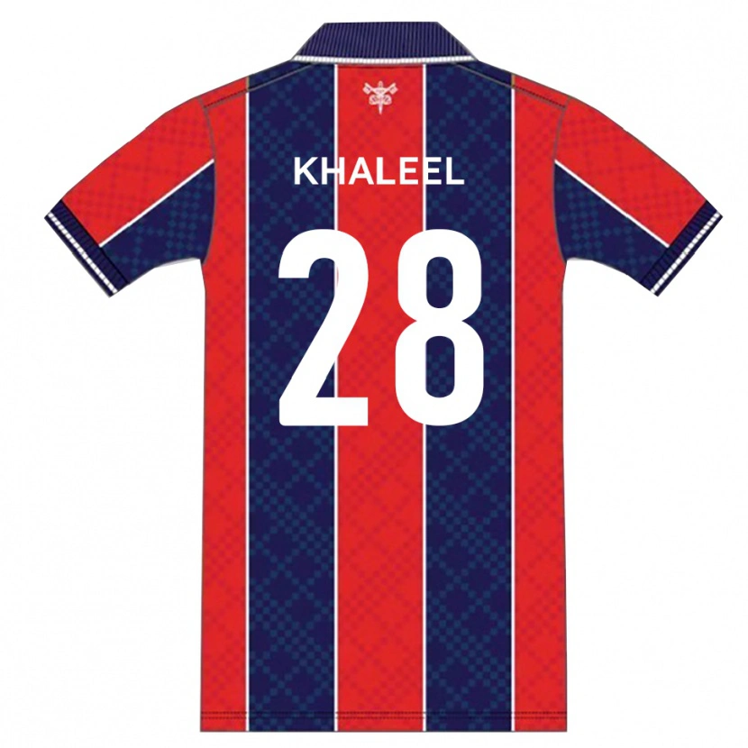 Danxen Kvinnor Rafiq Khaleel #28 Röd Marin Hemmatröja Matchtröjor 2025/26 Tröjor T-Tröja