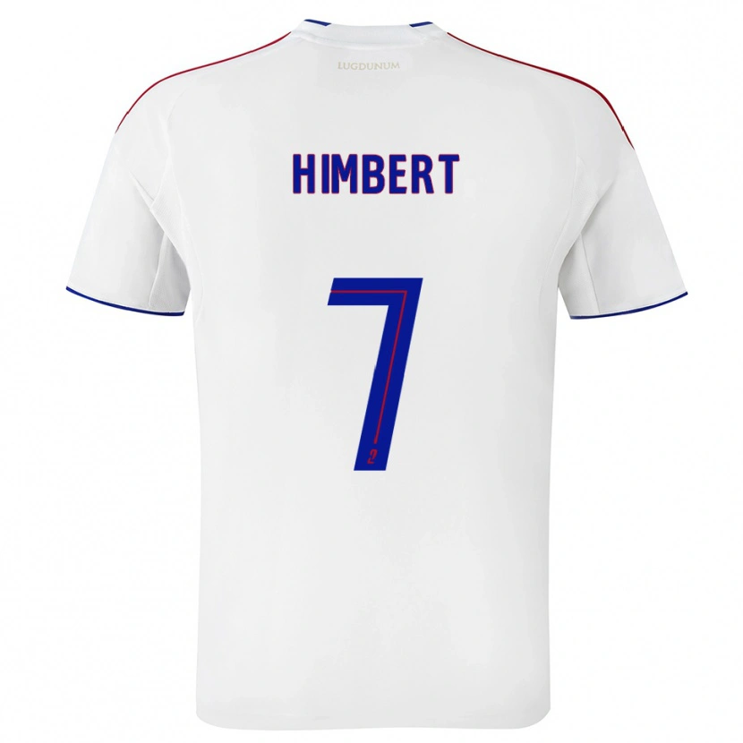 Danxen Kvinnor Rémi Himbert #7 Vit Röd Hemmatröja Matchtröjor 2025/26 Tröjor T-Tröja