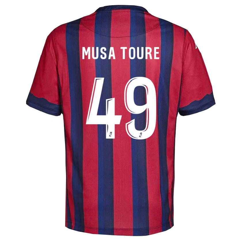 Danxen Kvinnor Musa Toure #49 Burgundy Marin Hemmatröja Matchtröjor 2025/26 Tröjor T-Tröja