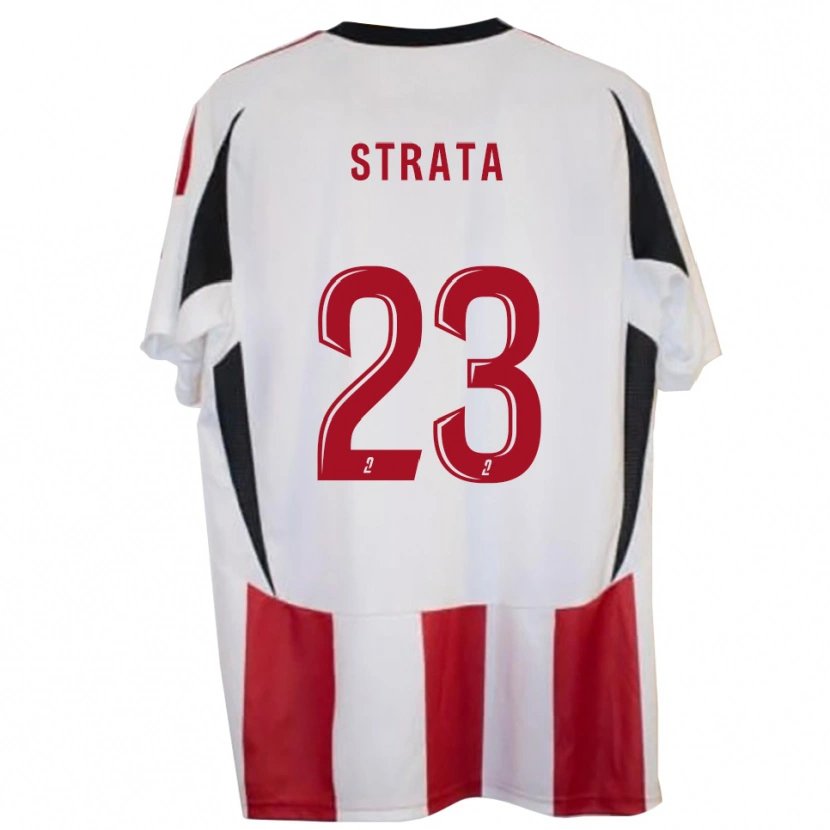 Danxen Kvinnor Tony Strata #23 Röd Blå Hemmatröja Matchtröjor 2025/26 Tröjor T-Tröja