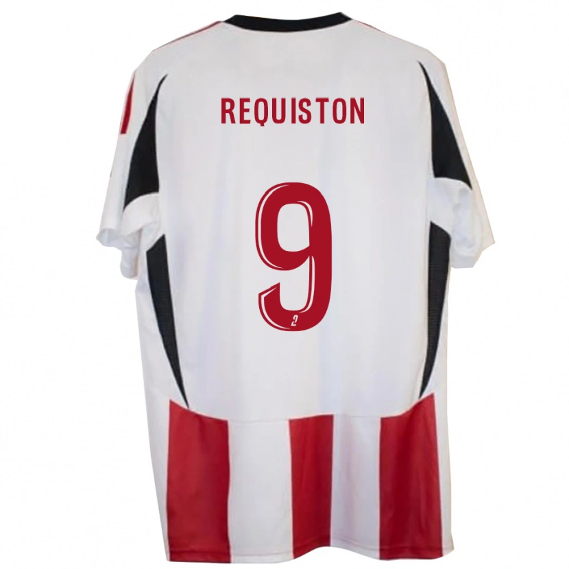 Danxen Kvinnor Yanis Paquillé Requiston #9 Röd Blå Hemmatröja Matchtröjor 2025/26 Tröjor T-Tröja