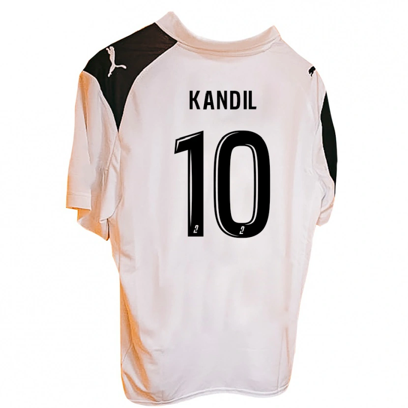 Danxen Kvinnor Nordine Kandil #10 Svart Vit Hemmatröja Matchtröjor 2025/26 Tröjor T-Tröja