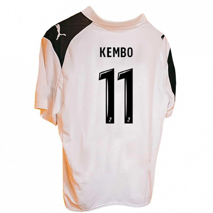 Danxen Kvinnor Driss Kembo #11 Svart Vit Hemmatröja Matchtröjor 2025/26 Tröjor T-Tröja