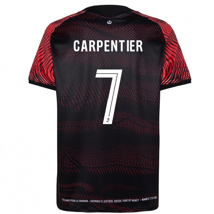 Danxen Kvinnor Quentin Carpentier #7 Vit Röd Hemmatröja Matchtröjor 2025/26 Tröjor T-Tröja