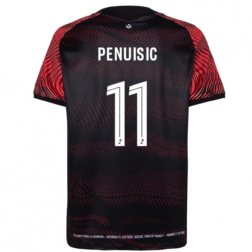 Danxen Kvinnor Alvin Pénuisic #11 Vit Röd Hemmatröja Matchtröjor 2025/26 Tröjor T-Tröja