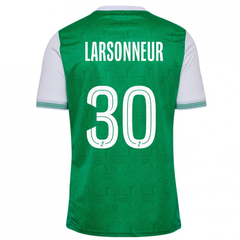 Danxen Kvinnor Gautier Larsonneur #30 Grön Vit Hemmatröja Matchtröjor 2025/26 Tröjor T-Tröja