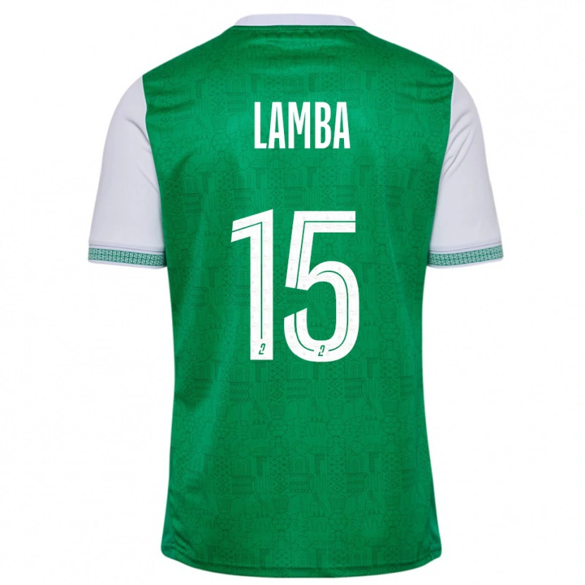 Danxen Kvinnor Chico Lamba #15 Grön Vit Hemmatröja Matchtröjor 2025/26 Tröjor T-Tröja