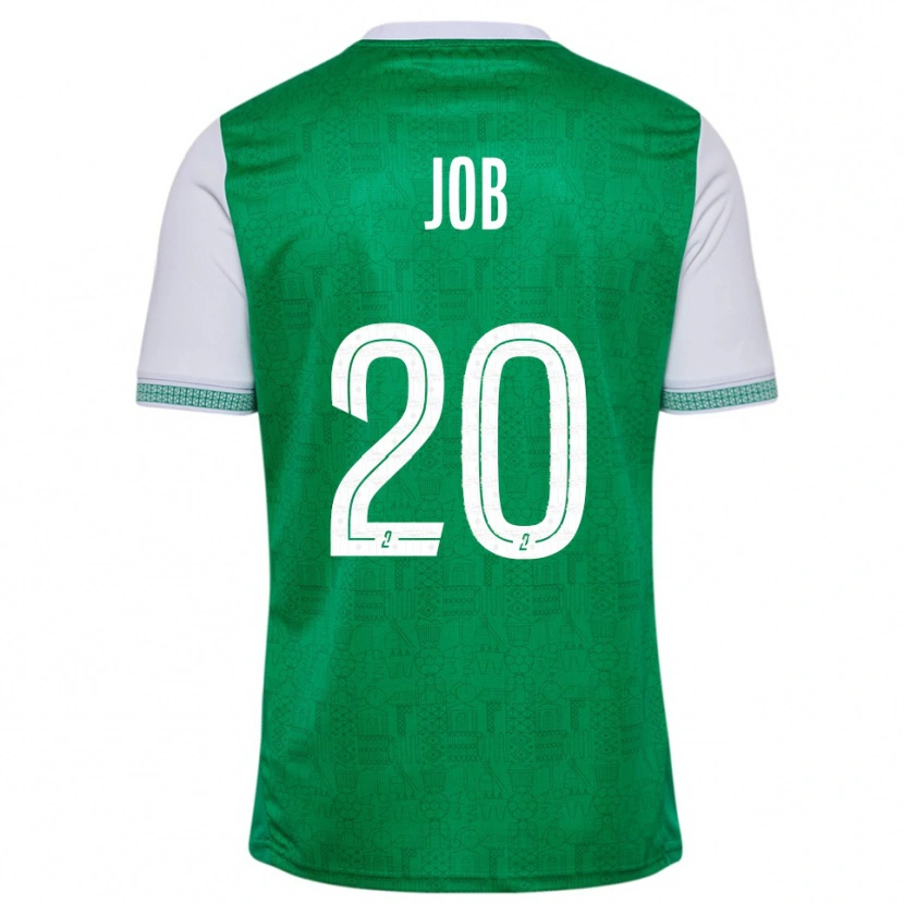 Danxen Kvinnor Taëryne Job #20 Grön Vit Hemmatröja Matchtröjor 2025/26 Tröjor T-Tröja