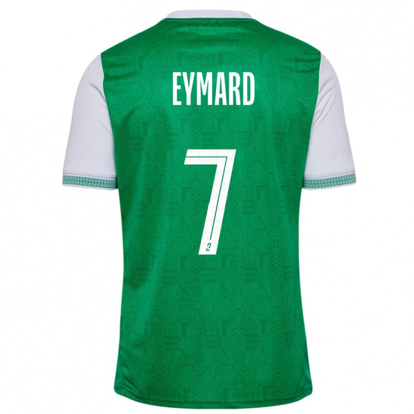 Danxen Kvinnor Paul Eymard #7 Grön Vit Hemmatröja Matchtröjor 2025/26 Tröjor T-Tröja