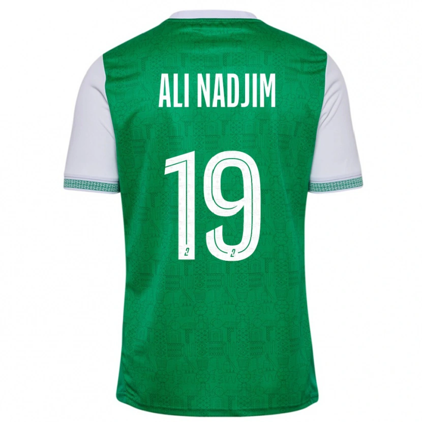 Danxen Kvinnor Nadjma Ali Nadjim #19 Grön Vit Hemmatröja Matchtröjor 2025/26 Tröjor T-Tröja