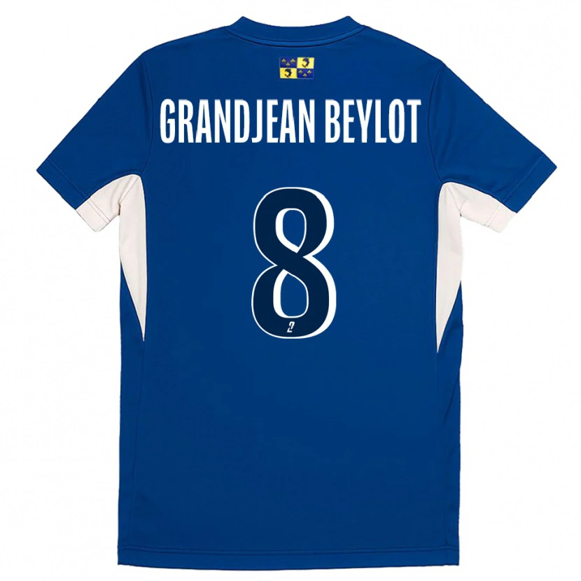 Danxen Kvinnor Louise Grandjean Beylot #8 Blå Marin Hemmatröja Matchtröjor 2025/26 Tröjor T-Tröja